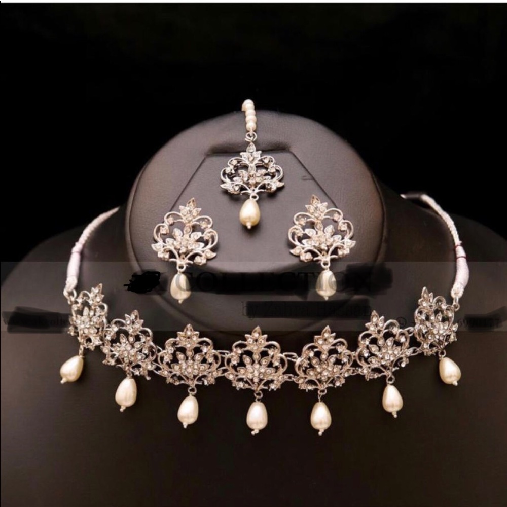 Indian Vintage Necklace Set Desi Style
